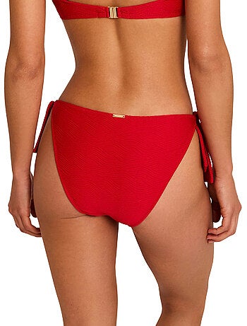 Bas maillot slip de bain taille basse à nouettes NAUTILUS