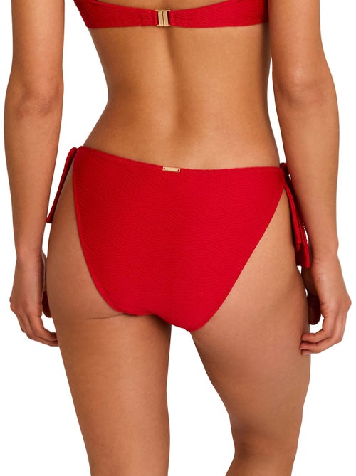 Bas maillot slip de bain taille basse à nouettes NAUTILUS - Kiabi