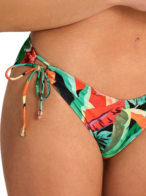 Bas maillot slip de bain taille basse à nouettes OASIS - Kiabi