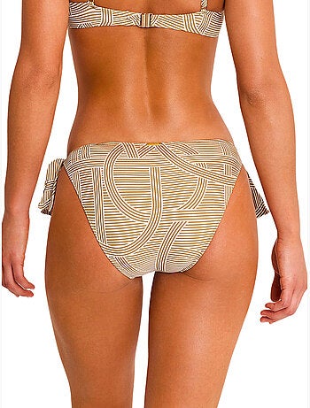 Bas maillot slip de bain taille basse à nouettes REVERIE