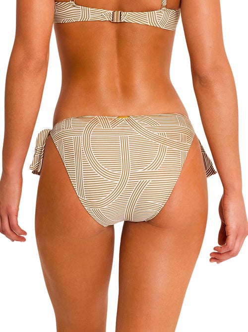 Bas maillot slip de bain taille basse à nouettes REVERIE - Kiabi Bas maillot slip de bain taille basse à nouettes REVERIE - Kiabi
