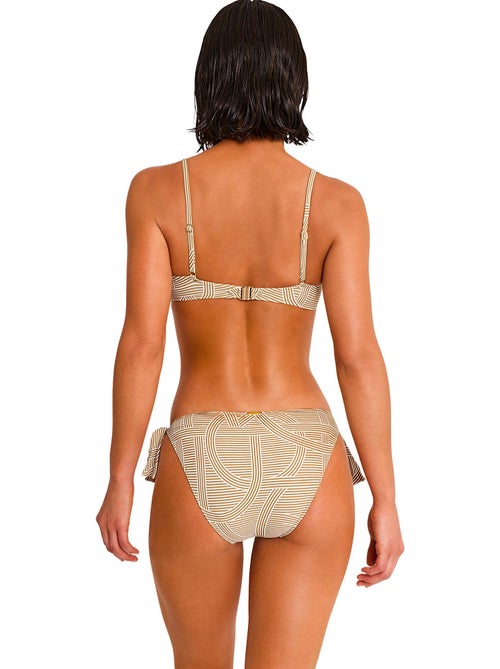 Bas maillot slip de bain taille basse à nouettes REVERIE - Kiabi Bas maillot slip de bain taille basse à nouettes REVERIE - Kiabi