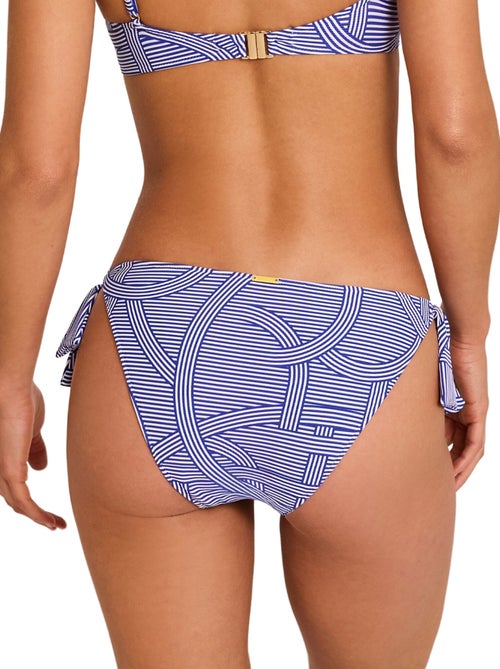 Bas maillot slip de bain taille basse à nouettes REVERIE - Kiabi Bas maillot slip de bain taille basse à nouettes REVERIE - Kiabi