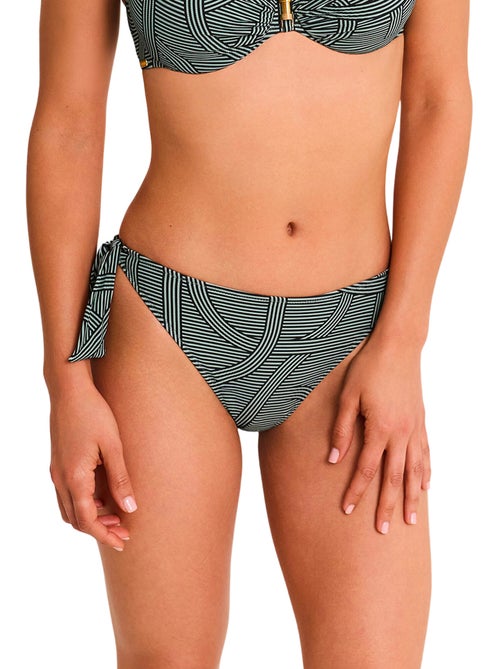 Bas maillot slip de bain taille basse à nouettes REVERIE - Kiabi