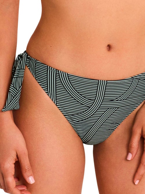 Bas maillot slip de bain taille basse à nouettes REVERIE - Kiabi