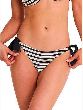Bas maillot slip de bain taille basse à nouettes SAILOR