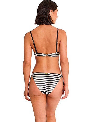 Bas maillot slip de bain taille basse à nouettes SAILOR