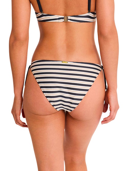 Bas maillot slip de bain taille basse à nouettes SAILOR - Kiabi