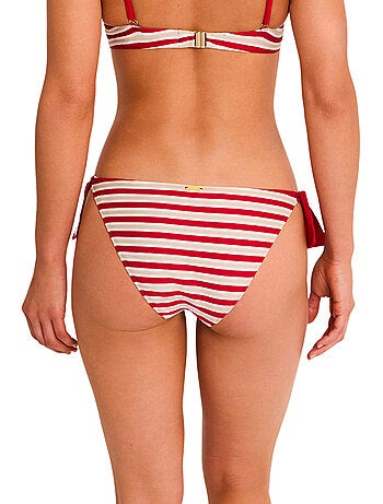 Bas maillot slip de bain taille basse à nouettes SAILOR