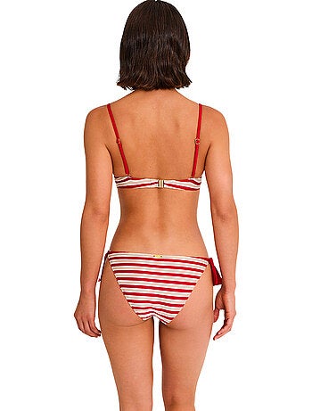 Bas maillot slip de bain taille basse à nouettes SAILOR
