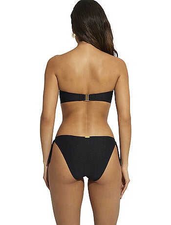 Bas maillot slip de bain taille basse à nouettes Sicilia