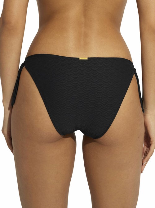 Bas maillot slip de bain taille basse à nouettes Sicilia - Kiabi