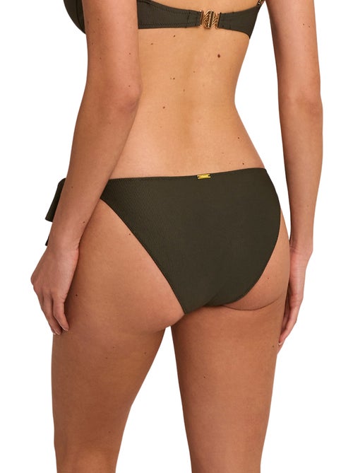 Bas maillot slip de bain taille basse à nouettes SOLSTICE - Kiabi