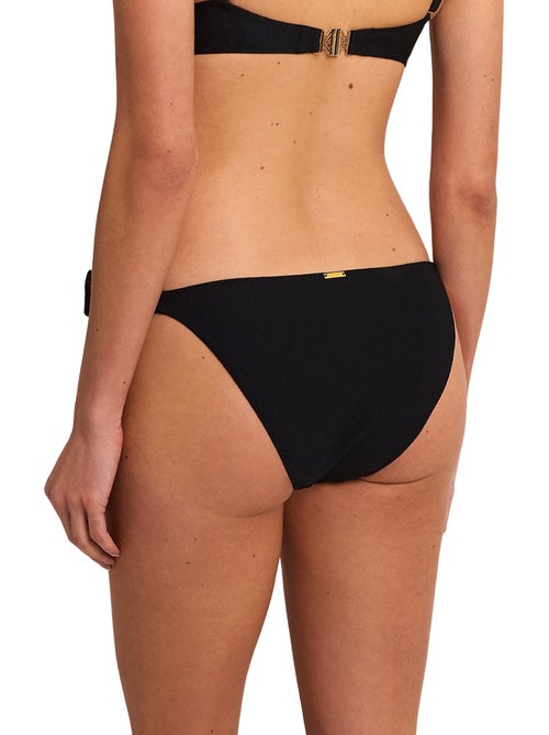 Bas maillot slip de bain taille basse à nouettes SOLSTICE - Kiabi