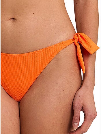 Bas maillot slip de bain taille basse à nouettes SOLSTICE