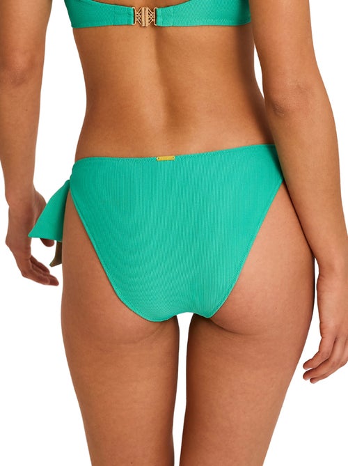 Bas maillot slip de bain taille basse à nouettes SOLSTICE - Kiabi