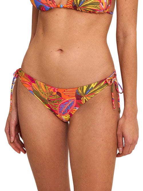 Bas maillot slip de bain taille basse à nouettes SUNSET - Kiabi