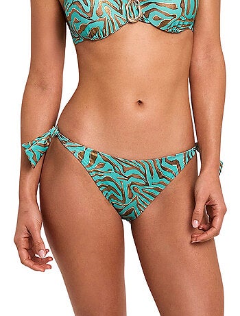 Bas maillot slip de bain taille basse à nouettes UTOPIA