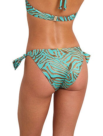 Bas maillot slip de bain taille basse à nouettes UTOPIA