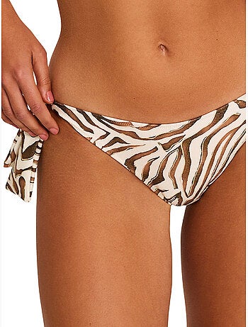 Bas maillot slip de bain taille basse à nouettes UTOPIA