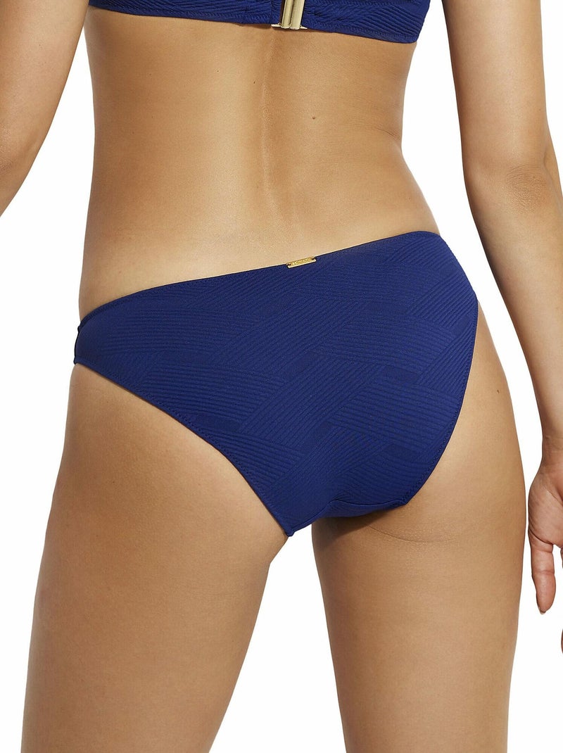 Bas maillot slip de bain taille basse Cosmopolitan Bleu marine - Kiabi