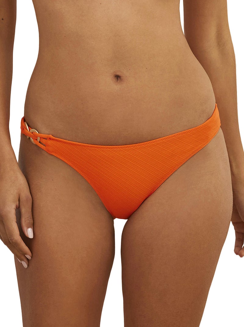 Bas maillot slip de bain taille basse Daiquiri Orange - Kiabi