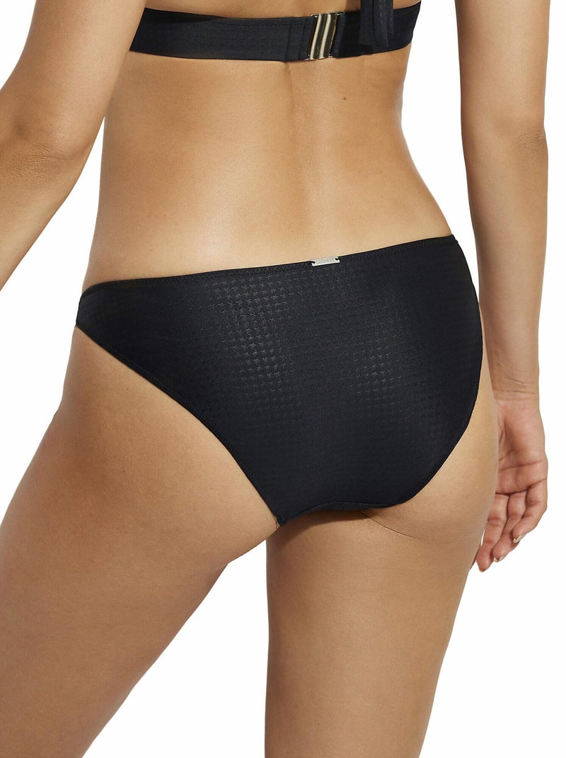 Bas maillot slip de bain taille basse Manhattan Noir - Kiabi