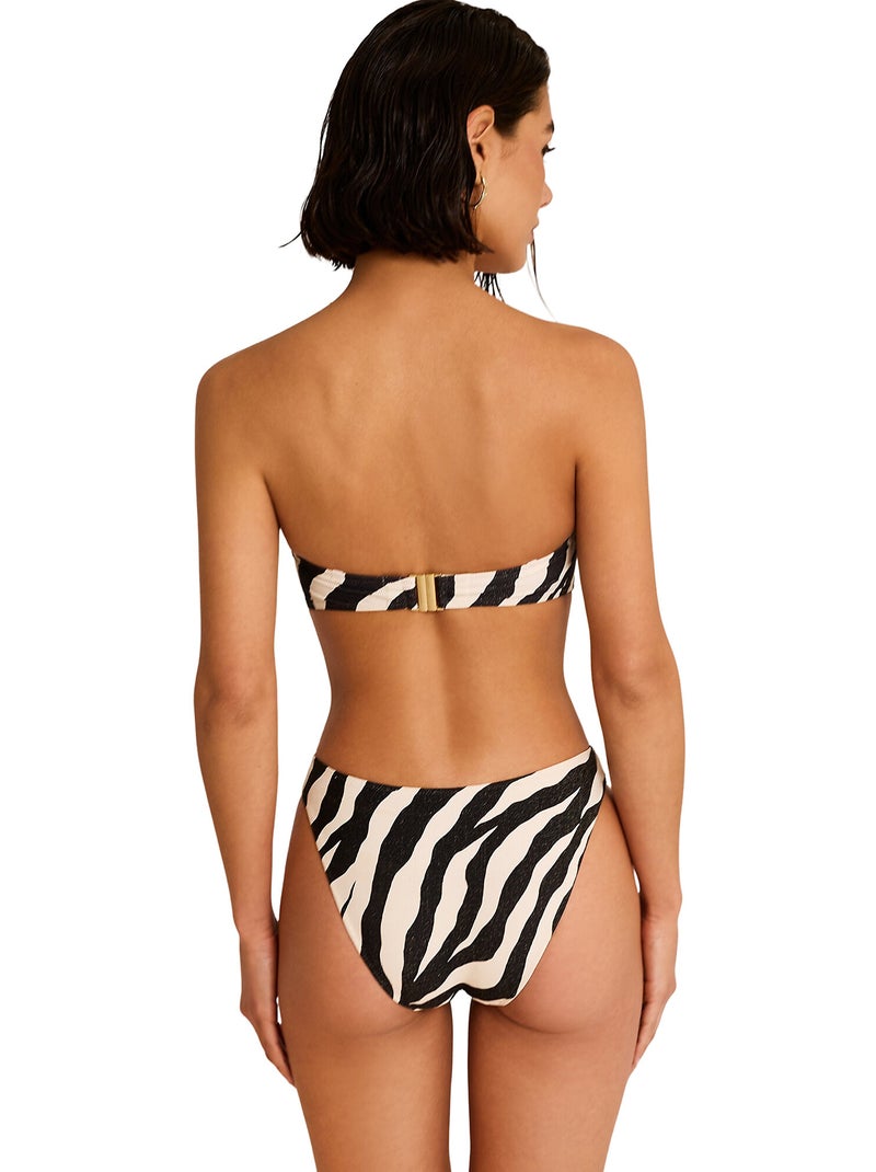Bas maillot slip de bain taille basse OBERON Noir - Kiabi