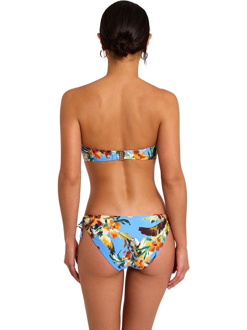 Bas maillot slip de bain taille basse TROPICO Bleu - Kiabi