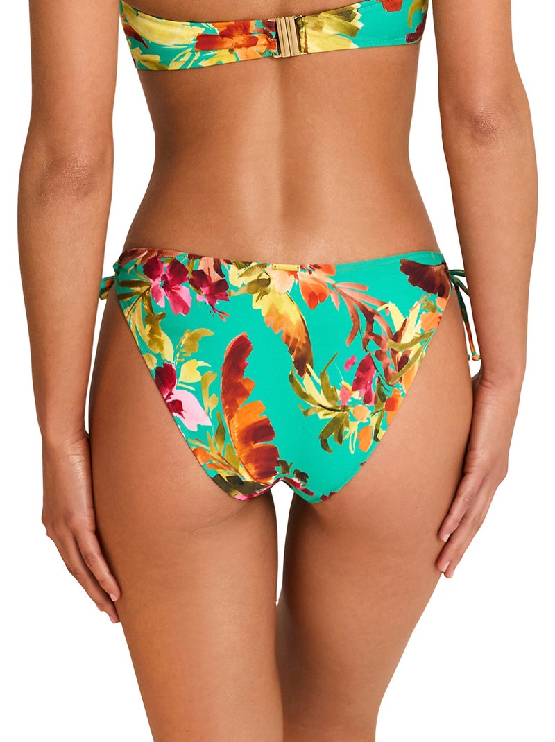 Bas maillot slip de bain taille basse TROPICO Vert - Kiabi