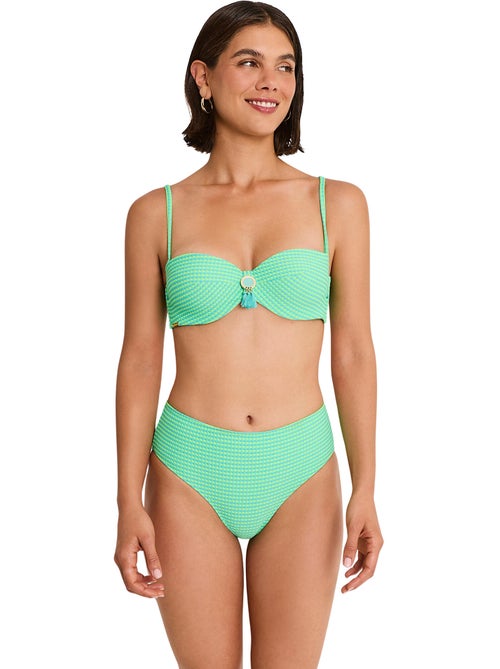 Bas maillot slip de bain taille haute BIKINI BAY - Kiabi