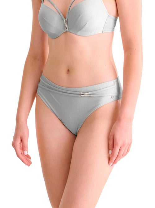 Bas maillot slip de bain taille haute BLUE LAGOON - Kiabi