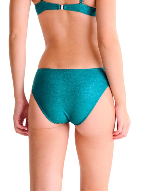 Bas maillot slip de bain taille haute BLUE LAGOON - Kiabi