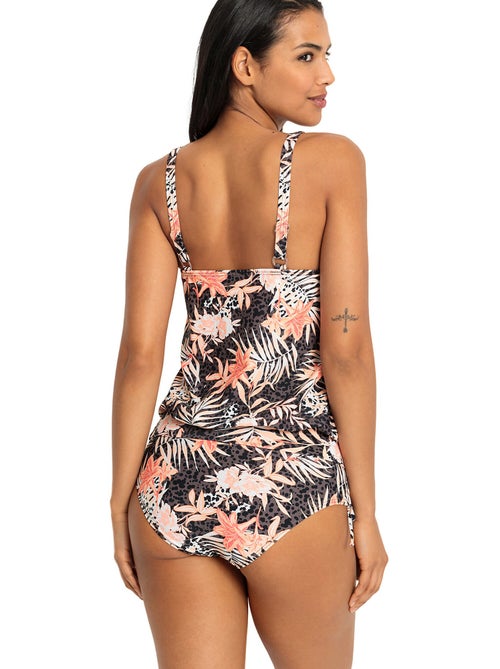 Bas maillot slip de bain taille haute côtés réglables Branda - Kiabi