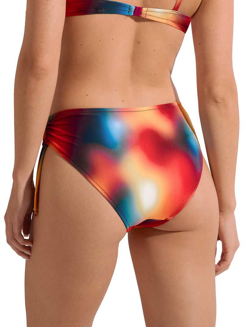 Bas maillot slip de bain taille haute côtés réglables Olympia Multicolore - Kiabi