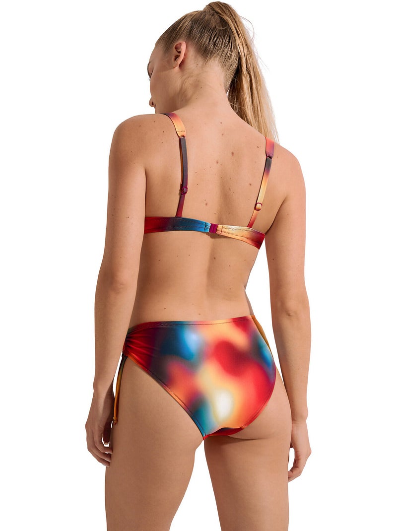 Bas maillot slip de bain taille haute côtés réglables Olympia Multicolore - Kiabi
