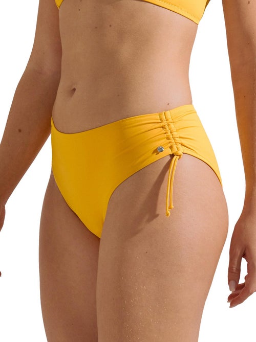 Bas maillot slip de bain taille haute côtés réglables Palma - Kiabi