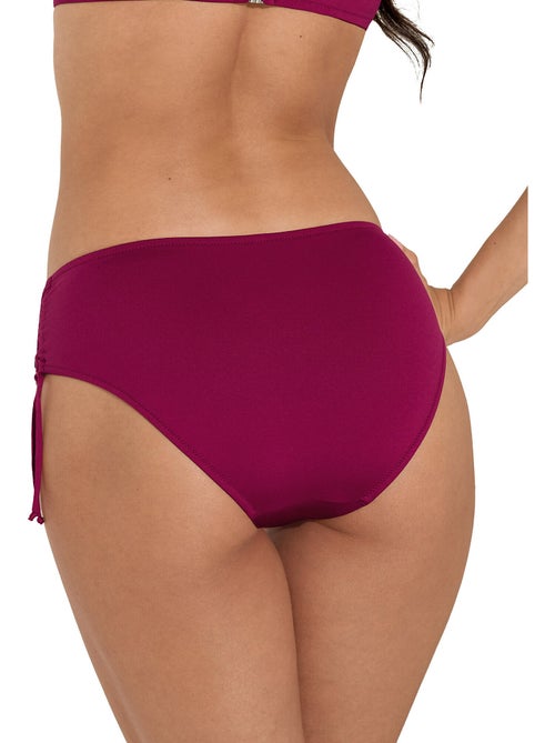 Bas maillot slip de bain taille haute côtés réglables Palma - Kiabi