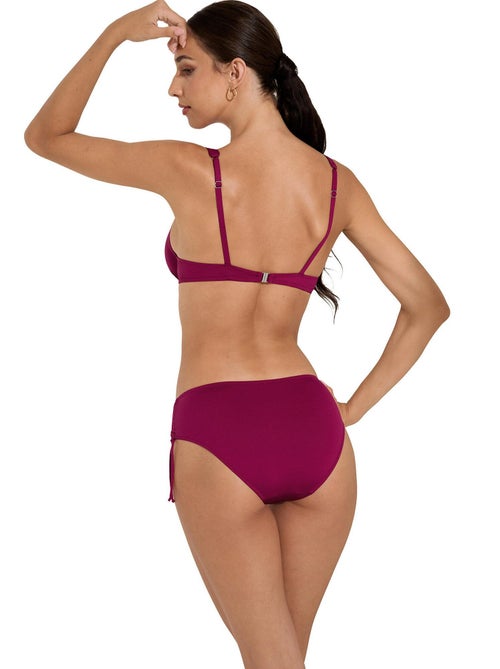Bas maillot slip de bain taille haute côtés réglables Palma - Kiabi