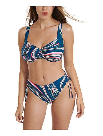 Bas maillot slip de bain taille haute côtés réglables Queensland