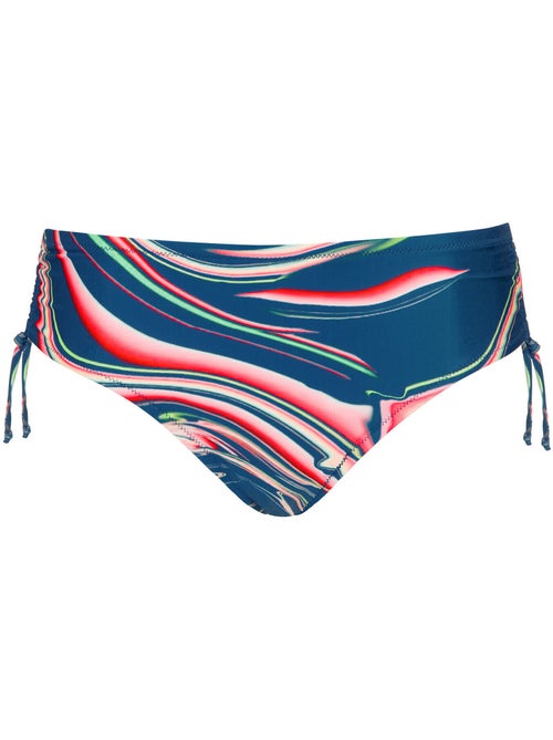 Bas maillot slip de bain taille haute côtés réglables Queensland - Kiabi