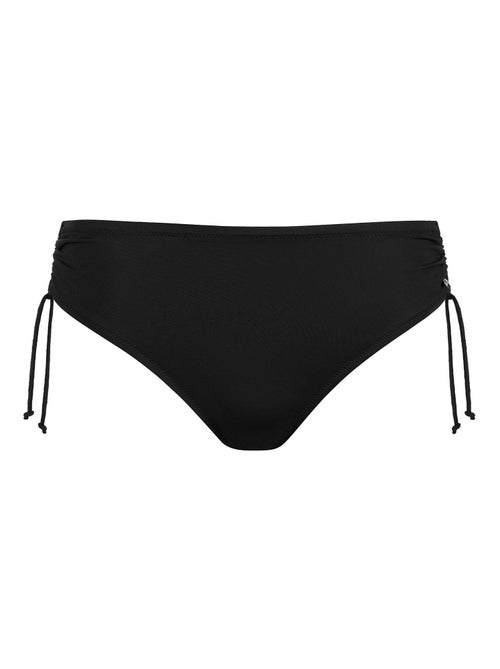 Bas maillot slip de bain taille haute côtés réglables Union Island - Kiabi