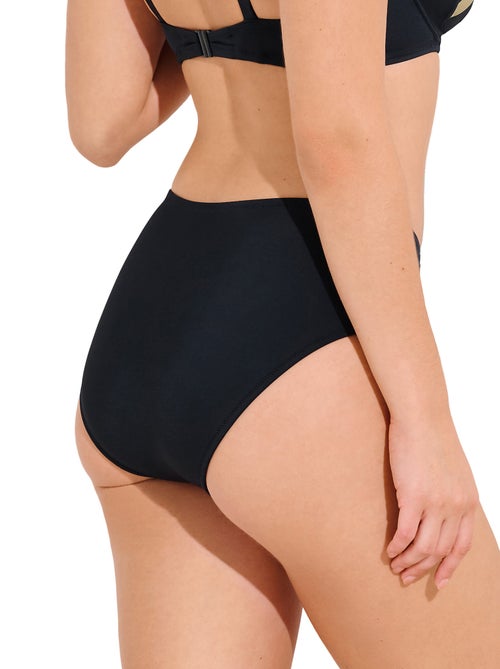 Bas maillot slip de bain taille haute gainant VALENCIA - Kiabi