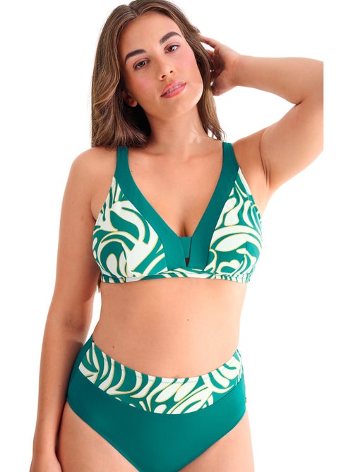 Bas maillot slip de bain taille haute GOLD COAST - Kiabi