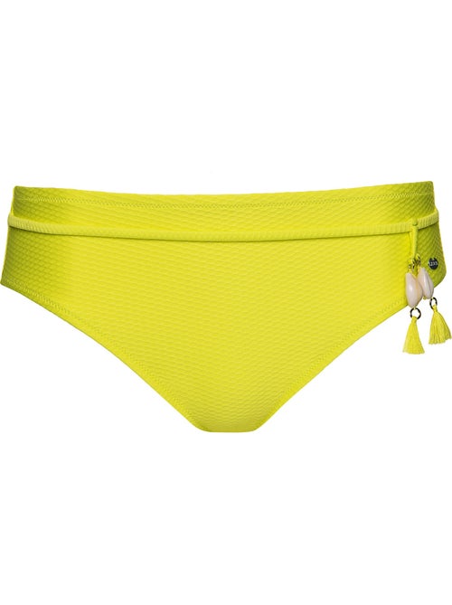 Bas maillot slip de bain taille haute ibiza - Kiabi Bas maillot slip de bain taille haute ibiza - Kiabi