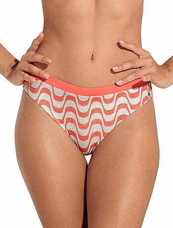 Bas maillot slip de bain taille haute Iceland