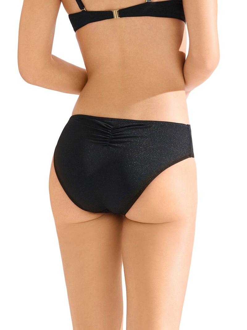 Bas maillot slip de bain taille haute IMPERIA Noir - Kiabi