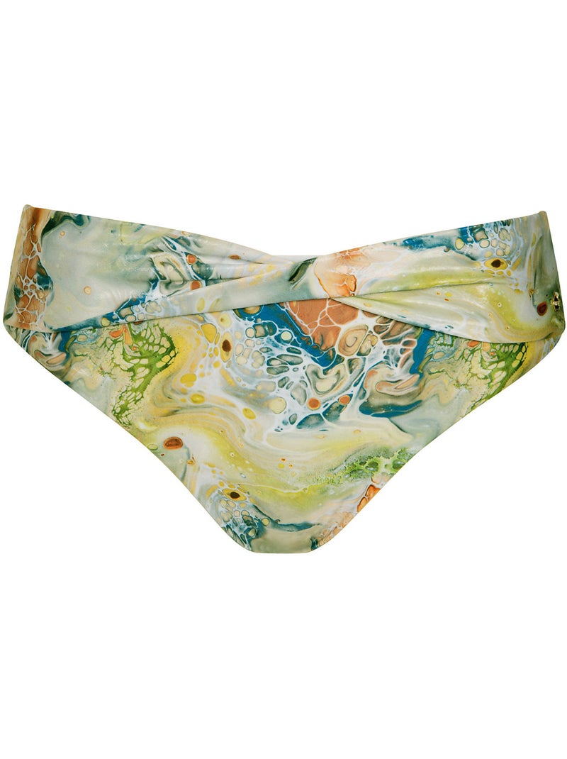 Bas maillot slip de bain taille haute Indonesia Vert - Kiabi