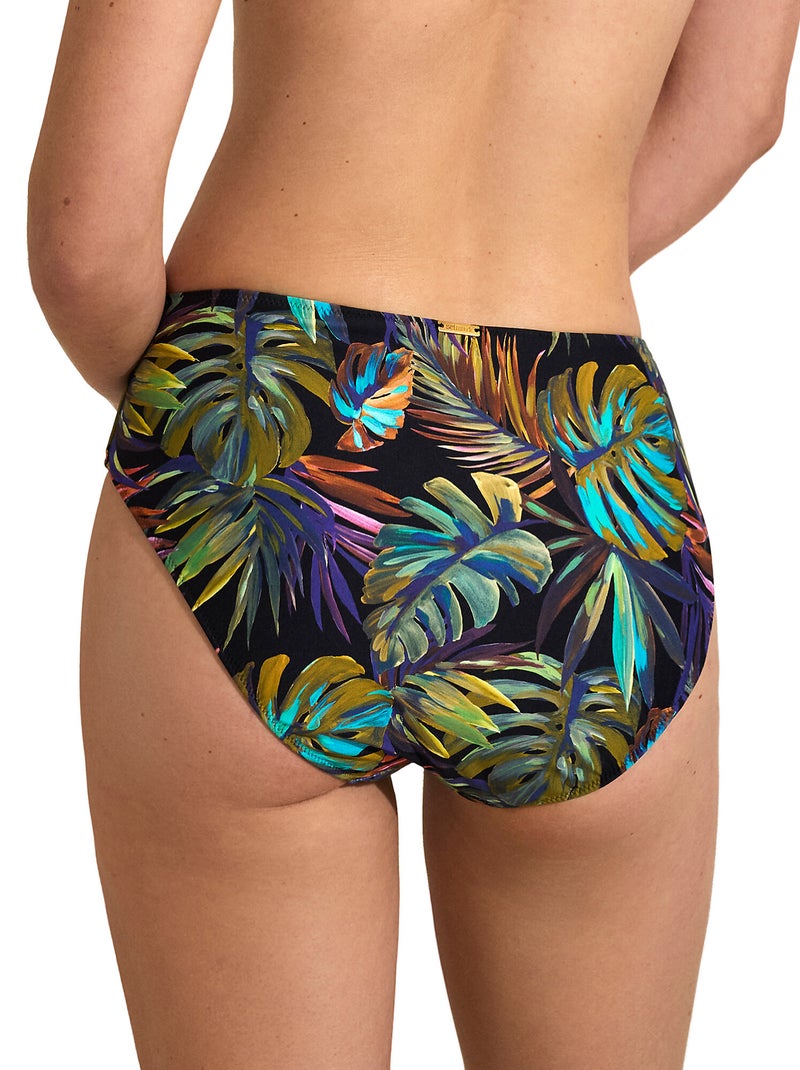 Bas maillot slip de bain taille haute JADE Noir - Kiabi