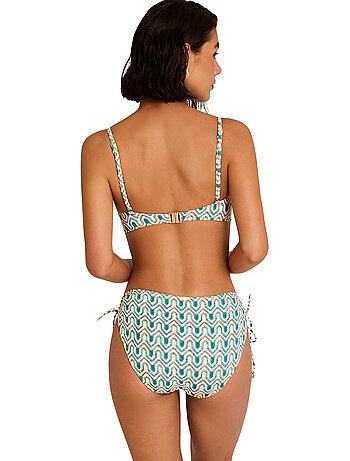 Bas maillot slip de bain taille haute KALEIDO